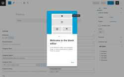 Page screenshot: Job Listings &rarr; Add New