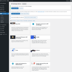 Page screenshot: Job Listings &rarr; Add-ons
