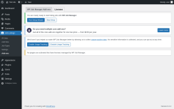 Page screenshot: Job Listings &rarr; Add-ons &rarr; Licenses