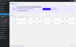 Page screenshot: Job Manager