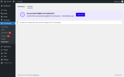 Page screenshot: Job Manager &rarr; Marketplace &rarr; 
						Licenses					