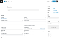 Page screenshot: Job Manager &rarr; Add New
