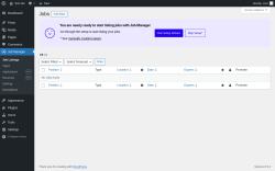 Page screenshot: Job Manager