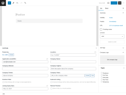 Page screenshot: Job Manager &rarr; Add New