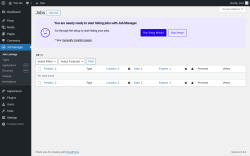 Page screenshot: Job Manager