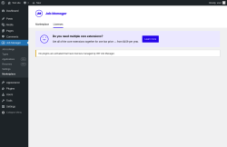 Page screenshot: Job Manager &rarr; Marketplace &rarr; 
								Licenses							