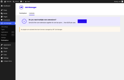 Page screenshot: Job Manager &rarr; Marketplace &rarr; 
								Licenses							