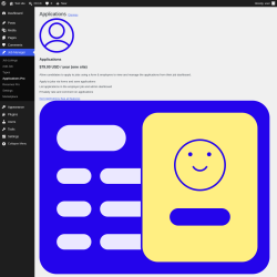 Page screenshot: Job Manager &rarr; Applications Pro