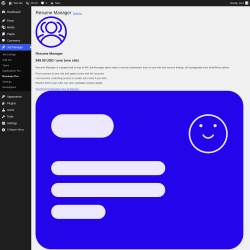 Page screenshot: Job Manager &rarr; Resumes Pro