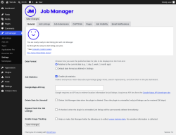 Page screenshot: Job Manager &rarr; Settings