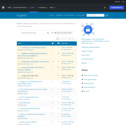 Page screenshot: WP Encryption &rarr; Support Forum