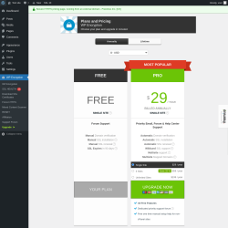 Page screenshot: WP Encryption &rarr; Upgrade&nbsp;&nbsp;➤