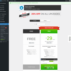 Page screenshot: WP Encryption &rarr; Upgrade&nbsp;&nbsp;➤