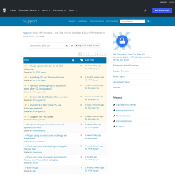 Page screenshot: WP Encryption &rarr; Support Forum