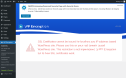 Page screenshot: WP Encryption