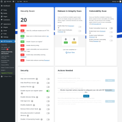 Page screenshot: WP Encryption &rarr; Advanced Security and Scanner