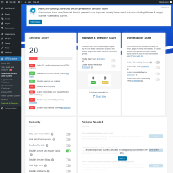 Page screenshot: WP Encryption &rarr; Advanced Security and Scanner