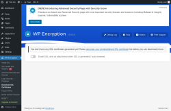 Page screenshot: WP Encryption &rarr; Download SSL Certificates