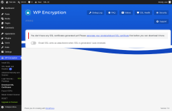 Page screenshot: WP Encryption &rarr; Download SSL Certificates