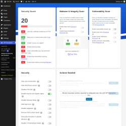 Page screenshot: WP Encryption &rarr; Advanced Security and Scanner