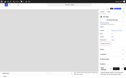 Page screenshot: Listings &rarr; Add New Listing