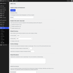 Page screenshot: Settings &rarr; WPL PRO