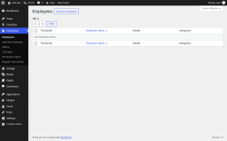 Page screenshot: Employees