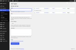 Page screenshot: Employees &rarr; Job Types