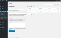 Page screenshot: Logo Showcase → Categories