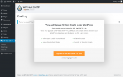 Page screenshot: WP Mail SMTP &rarr; Email Log