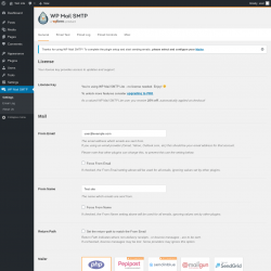 Page screenshot: WP Mail SMTP