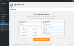 Page screenshot: WP Mail SMTP &rarr; Email Log