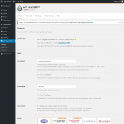 Page screenshot: WP Mail SMTP