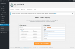 Page screenshot: WP Mail SMTP &rarr; Email Log