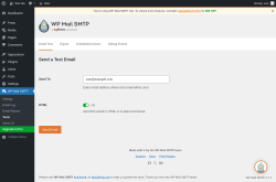 Page screenshot: WP Mail SMTP &rarr; Tools