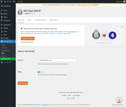 Page screenshot: WP Mail SMTP &rarr; Tools