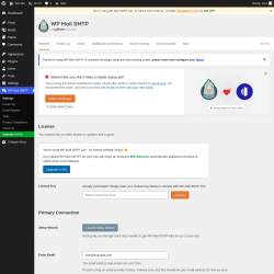 Page screenshot: WP Mail SMTP