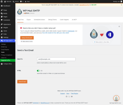 Page screenshot: WP Mail SMTP &rarr; Tools