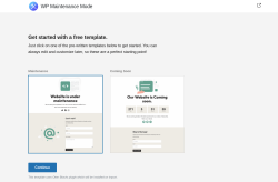 Page screenshot: WP Maintenance Mode &lsaquo; Test site &mdash; WordPress