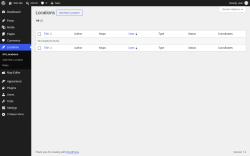 Page screenshot: Locations