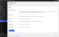 Page screenshot: Settings &rarr; Map Editor