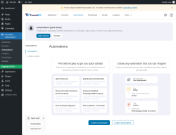 Page screenshot: FunnelKit Automations → Automations