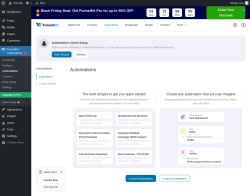 Page screenshot: FunnelKit Automations 1 → Automations