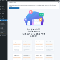 Page screenshot: WP Meta SEO → Better SEO ranking
