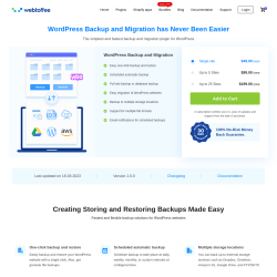 Page screenshot: WordPress Migration → Upgrade to premium