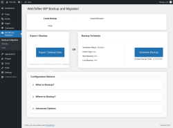 Page screenshot: WordPress Migration