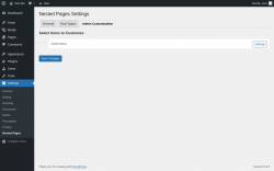 Page screenshot: Settings &rarr; Nested Pages &rarr; 
			Admin Customization		
