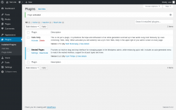 Page screenshot: Plugins &lsaquo; Test site &mdash; WordPress