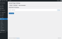 Page screenshot: Settings &rarr; Nested Pages &rarr; 
			Admin Customization		