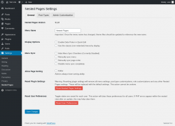 Page screenshot: Settings &rarr; Nested Pages
